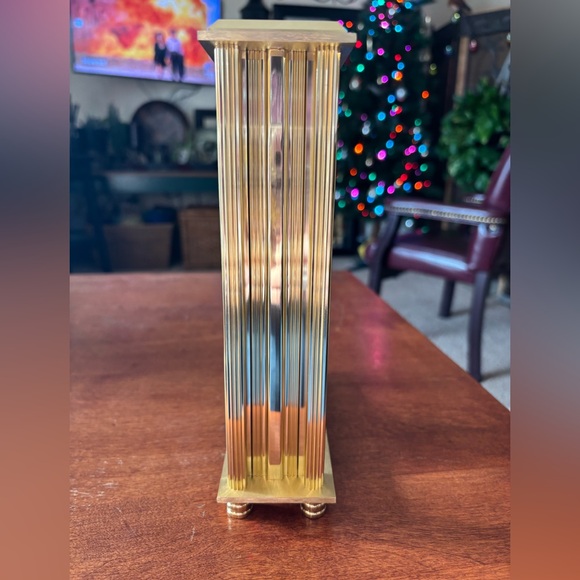 Vintage Bulova B1704 T6 Quartz Mantel Clock w Pendulum - Picture 7 of 12